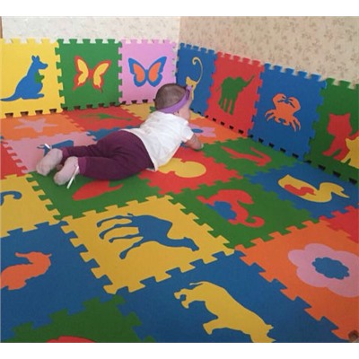 Детский коврик-пазл Сафари