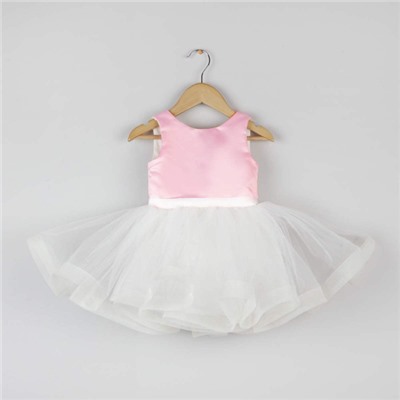 Платье Алессия розово-молочное