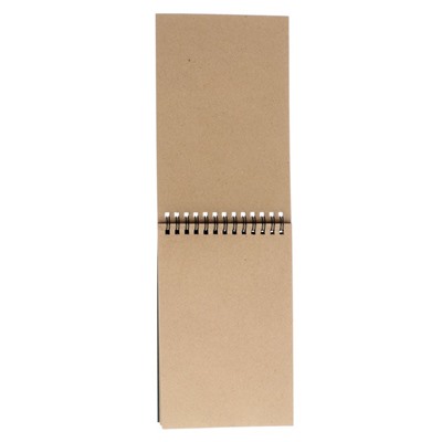 Блокнот для эскизов 120 х 180 мм, 50 листов на гребне "Собачка", блок крафт-бумага 70 г/м²