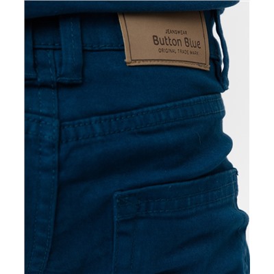 Синие твиловые брюки