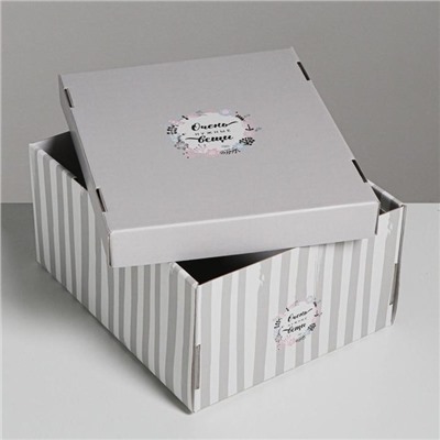 Складная коробка «Очень нужные вещи»,31 х 25,5 х 16 см