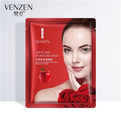 Тканевая маска для лица c экстрактом яблока Venzen Apple Skin 25g