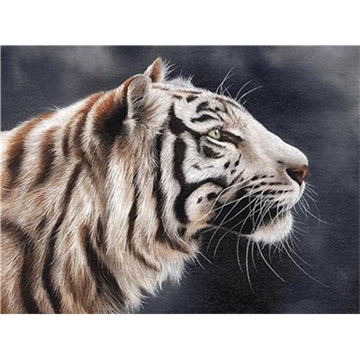 Алмазная мозаика картина стразами Тигр, 50х65 см