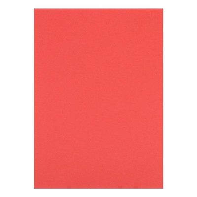 Картон цветной двусторонний А4, тонированный в массе, 10 листов, 180 г/м2, красный