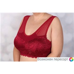 арт. 1249325 Бюстгальтер-топ женский (one size 48-54)