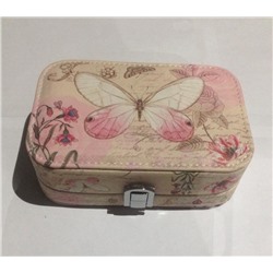 Шкатулка для ювелирных изделий Бабочка с цветами, 15х10х5 см