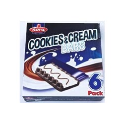 Нора Печенье с какао, с белым кремом и молоч.шок."Cookies&Cream" (25г*6) 150г
