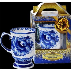 Конфуций. Керамика. Чашка Родной чай 50 гр. чайница керам.