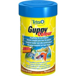 Tetra Guppy Colour (мелкие хлопья) 250мл.  для усиления окраски Гуппи и других живородящих рыб