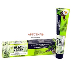 Вiтэкс Black clean Зубная паста отбеливание+комплексная защита 85г