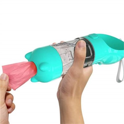 Бутылка для воды 3 в 1 для кошек и собак Pet Multifunctional Water Bottle 300 мл оптом