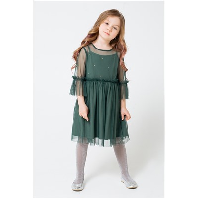 Платье для девочки Crockid КР 5562 зеленый к223