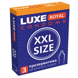 Презервативы гладкие LUXE ROYAL XXL Size