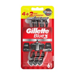 Gillette Blue 3  6 шт станки одноразовые