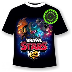 Детская футболка Brawl Stars Герои 1105