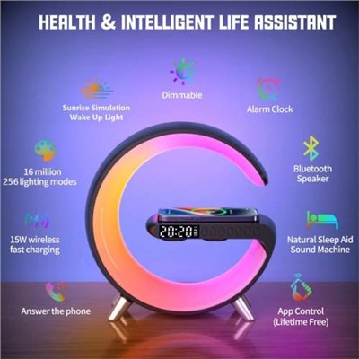 Беспроводная колонка G11 светодиодный RGB ночник, 15 W Bluetooth-динамик оптом