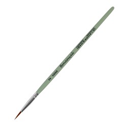 Кисть Синтетика круглая, HANA Воплощай № 2 (длина волоса 12 мм), короткая ручка матовая