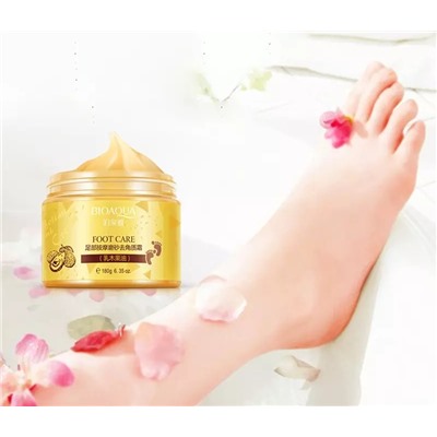 Отшелушивающий крем для ног Bioaqua Shea Butter Foot Massage Scrub Exfoliating Cream 180g