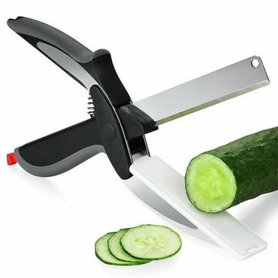 Ножницы 2 в 1 для быстрой нарезки овощей оптом