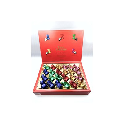 Набор шоколадных конфет Bon Voyage "Красный" в подарочной сумочке 370гр