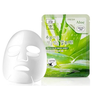 Fresh Mask Sheet Aloe 23ml Тканевая маска для лица с алоэ