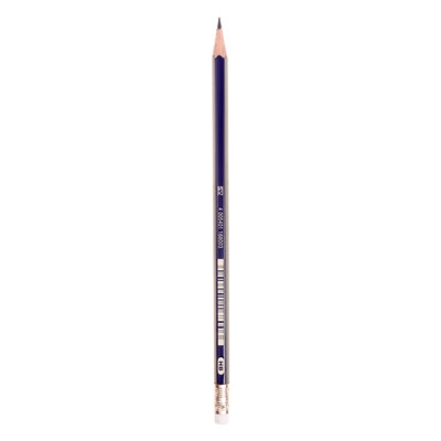 Карандаш чёрнографитный Faber-Castell профессиональный, Goldfaber 1222 HB, с ластиком