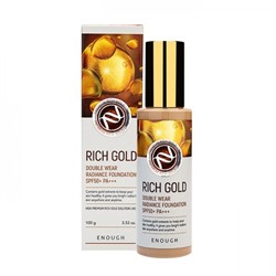 Enough Rich Gold Double Wear Radiance Foundation SPF50+ PA+++ №13 Тональный крем с био-золотом, 100 мл
