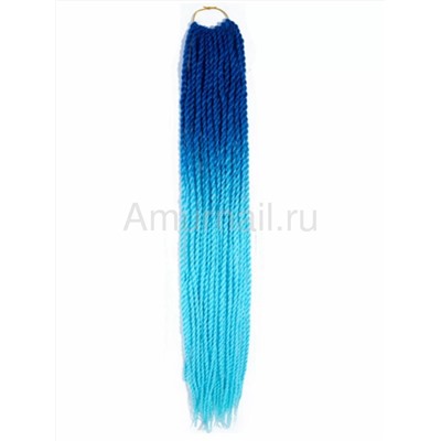 Сенегальские косы 60 см Сине-Голубой Y85