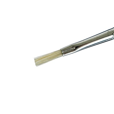 Кисть Щетина плоская № 2 (ширина обоймы 2 мм; длина волоса 10 мм), деревянная ручка, Calligrata