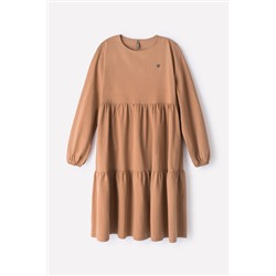 Платье для девочки КБ 5780 светло-коричневый к83