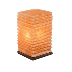 Солевая лампа Прямоугольник 10х10х15 см с вырубкой Himalayan Salt Lamp Retangular 4x4x6 inch cutwork, Акция!