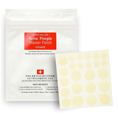 Acne Pimple Master Patch 24 шт. Точечные патчи от прыщей 24 шт.