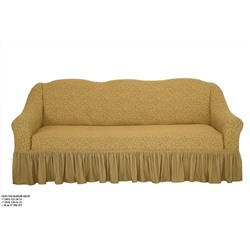 Чехол Жаккард на 3-х местный диван, цвет Медовый