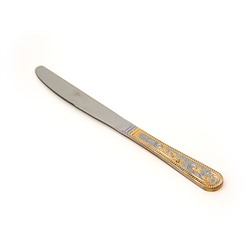Нож столовый ROYALTY HOME SL-01K, нерж. сталь, золото