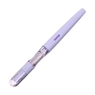 Ручка перьевая deVENTE Easy Writer, размер пера M, 0,8 мм, с 2-мя баллончиками, чернила синие
