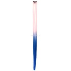 Цветная прядь на заколке VDM 50 см Розово-Синий