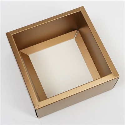 Коробка складная «Счастья в новом году»,  15 × 15 × 7 см