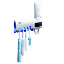 УФ-Стерилизатор для Зубных Щёток с дозатором, с подзарядкой и освещением оптом