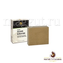 Двухсторонний ластик для кожи велюр/нубук, резина/каучук Velours Nubuk Box SOLITAIRE.
