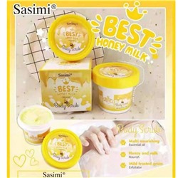 Скраб для тела Sasimi Best Honey Milk Organic Body Scrub 200ml