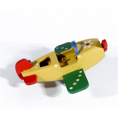 Елочная игрушка - Самолет Моноплан 290-3 Green Wings