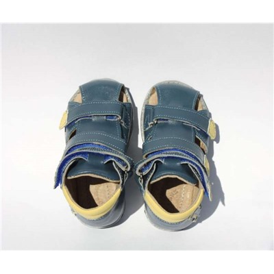 Батик Орто детские сандалии арт.10117 синий/желтый