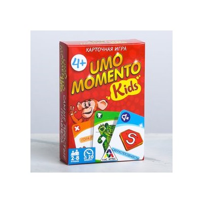 Настольная игра «UMOmomento. Kids», 70 карт