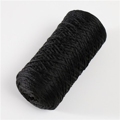 Шнур для вязания 100% полиэфир 1мм 200м/75±10гр (13-черный)