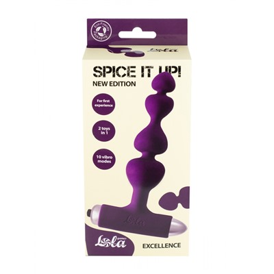 Анальная пробка с вибрацией Spice it up New Edition Excellence Ultraviolet 8016-04lola