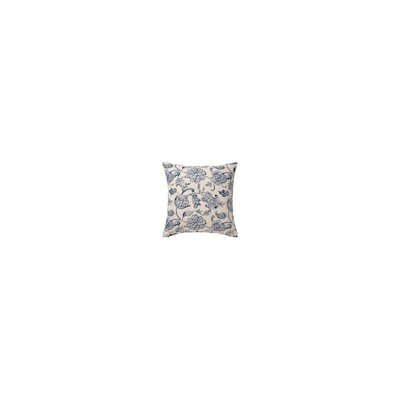 JUNIMAGNOLIA ЮНИМАГНОЛИЯ, Чехол на подушку, неокрашенный/синий, 50x50 см