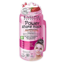 Eveline Power Shake Mask Bio маска для сияния кожи с пробиотиками 10мл.