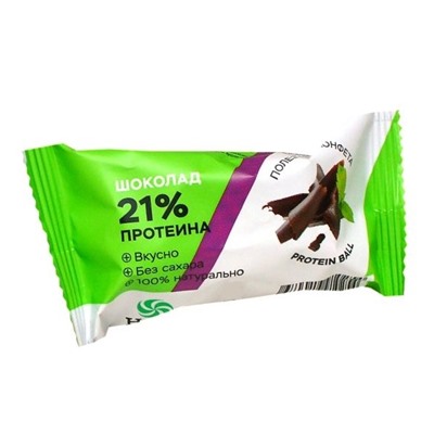 Полезные конфеты HealthyBall Protein Шоколад 28 г