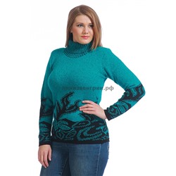 Пуловер букле ПБ036-03 |46-48| Флора