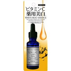 Лекарственная сыворотка с витамином С против пигментных пятен и сухости Japan Gals Medicated White Beau Essence VC